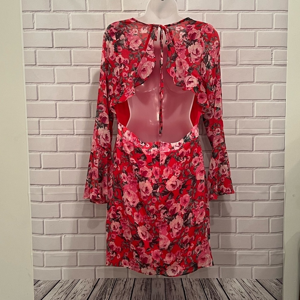 B.DARLIN floral Barbiecore preppy juniors dress /size 13/14